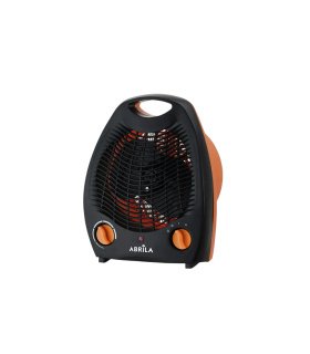 Termoventilador eléctrico Lubian 2000W naranja/negro con termostato