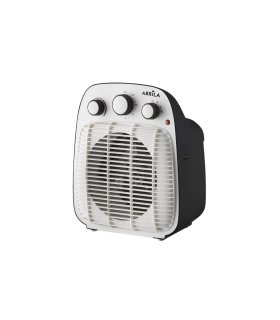 Termoventilador Eléctrico Lesoto 2000W Blanco/Negro con Temporizador