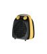 Termoventilador Eléctrico Burlete 2000W Negro/Amarillo con Termostato
