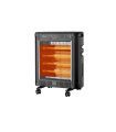 Estufa Eléctrica de Cuarzo Kalinda 2400 W 2 Potencias con Ruedas