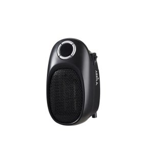 Mini Termoventilador Cerámico Malasia 500 W Negro con Display LED y Temporizador
