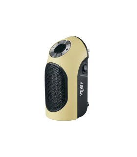 Mini Termoventilador Cerámico PTC Golfo 500 W Amarillo/Negro con Display LED y Temporizador