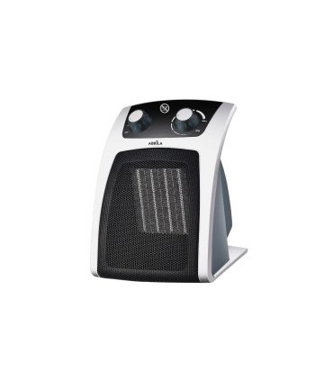 Termoventilador Cerámico 2000 W Blanco/Negro con Termostato Regulable