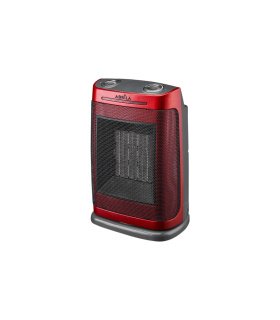 Termoventilador Cerámico PTC Fogon 1500 W Rojo con Termostato