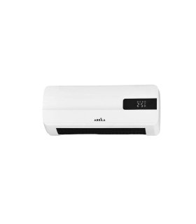 Split Cerámico PTC 2000 W Blanco con Mando, Display LED y Termostato