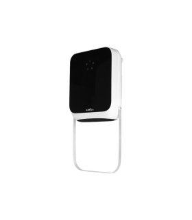 Termoventilador de Pared Cerámico PTC 2000 W Negro/Blanco con Toallero IP22