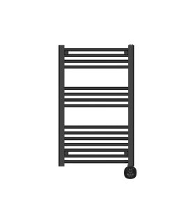 Toallero Eléctrico SCUTI 500 W Negro IP24 con Display Táctil 89x52x9cm