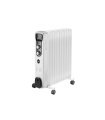 Radiador de Aceite Brasilia 2500 W Blanco/Negro 11 Elementos