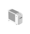 Radiador de Mica Pinsapo 600 W Blanco 2 Potencias Termostato Regulable