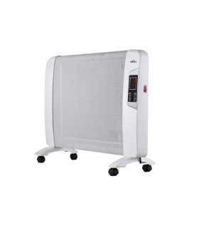 Radiador de Mica Abrigo 2000 W Blanco con Mando a Distancia y Temporizador
