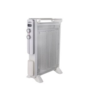 Radiador de Mica Caicos 1500 W Blanco y Gris con 3 Potencias