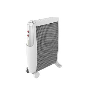 Radiador de Mica Imperial 2000 W Blanco y Plata con 2 Elementos