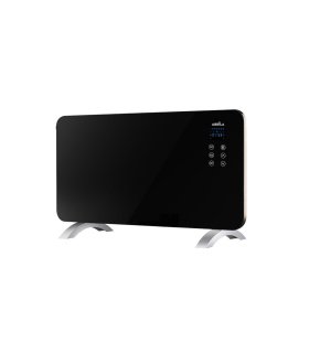 Emisor Térmico de Cristal Himalaya 1500 W Negro con Mando y Temporizador