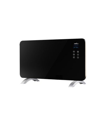 Emisor Térmico de Cristal Himalaya 1500 W Negro con Mando y Temporizador