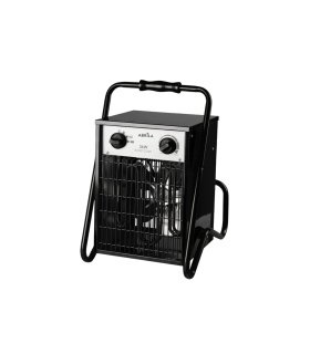 Termoventilador Industrial 3000 W 2 Potencias IP24 Negro