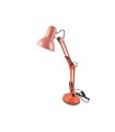Flexo Rutilo Articulable Rojo con Casquillo E27 para Lámpara
