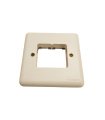 PLACA 2 ELEMENTOS CON GARRAS NIESSEN PUMA BLANCO MARFIL 4172