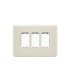 PLACA 3 ELEMENTO NIESSEN PUMA BLANCO 4473
