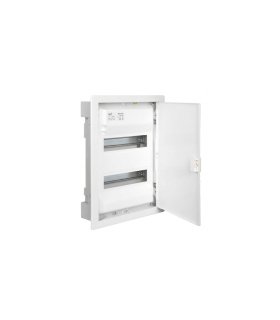 Caja de Empotrar con Puerta Metálica 28 Elementos