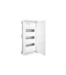 Caja de Empotrar con Puerta Metálica 42 Elementos