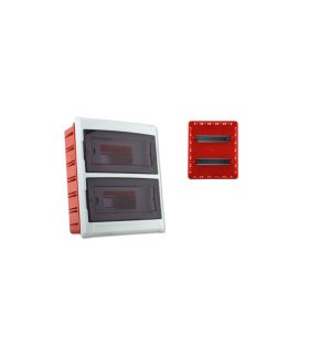 Caja de Empotrar con Puerta Decor 16 Elementos 2 Filas