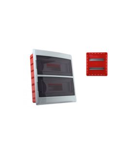Caja de Empotrar con Puerta Decor 24 Elementos 2 Filas