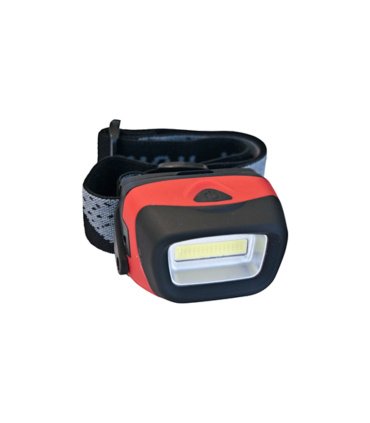 Linterna Frontal LED COB 3W 120 lm 3xAAA con Cabezal Ajustable