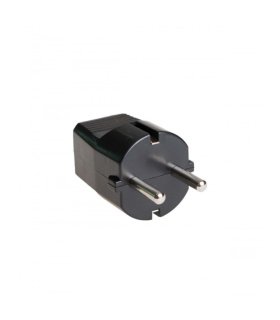 Clavija T.T. Lateral 16 A Negra