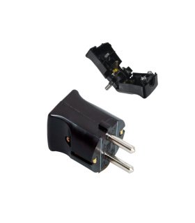 Clavija T.T. Montafácil Negra 16 A Kopp 250 V