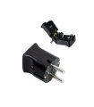 Clavija T.T. Montafácil Negra 16 A Kopp 250 V