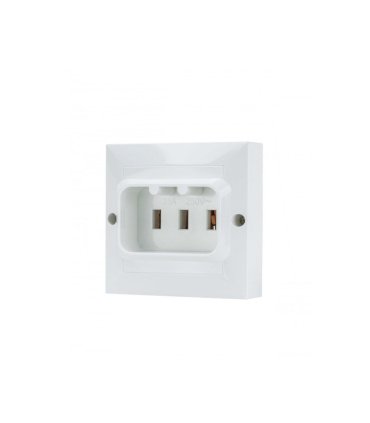 Base de Enchufe T.T. para Empotrar 25 A