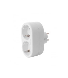 Adaptador Doble Salida Frontal Horizontal
