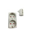 Clavija Doble Base Schuko