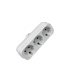 Adaptador Triple Salida Frontal Horizontal