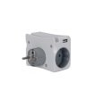 Adaptador Doble para Smartphone 2 Tomas 16 A + 2 USB 5 V 2,4 A