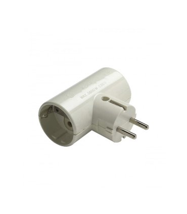 Adaptador Doble T.T. Interior de Porcelana Famatel