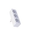 Adaptador Triple con Salida Frontal Vertical