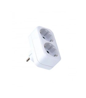 Adaptador Doble con Salida Frontal Vertical