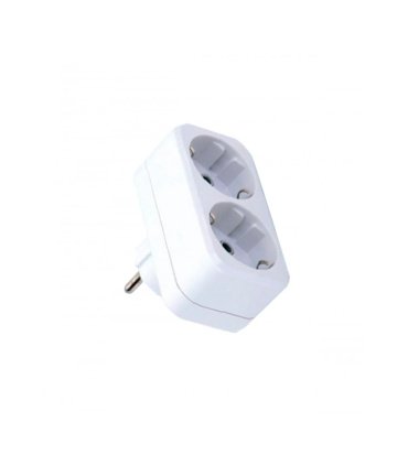 Adaptador Doble con Salida Frontal Vertical
