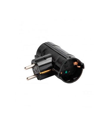 Adaptador Doble T.T. 16 A 250 V 3500 W Negro