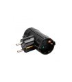 Adaptador Doble T.T. 16 A 250 V 3500 W Negro