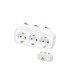 Adaptador Triple T.T. Multi Interruptor 16 A 250 V 3680 W