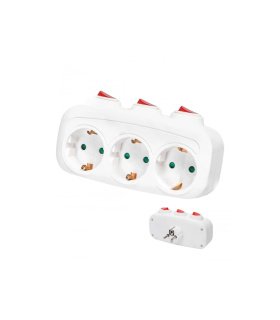 Adaptador Triple T.T. Multi Interruptor 16 A 250 V 3680 W