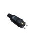 Clavija T.T. de Goma Negra Kopp IP44 16 A 250 V