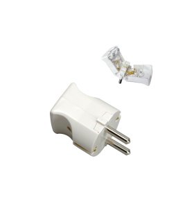Clavija T.T. Montafácil Blanca 16 A 250 V Kopp