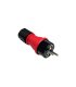 Clavija T.T. de Goma Roja IP54 16 A con Prensaestopa