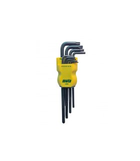 Juego de Llaves Torx Largas 9 Piezas T10-T50
