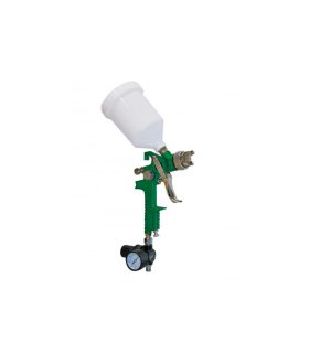 Pistola de Pintura Profesional con Manómetro HVLP Boquilla 1,4 mm