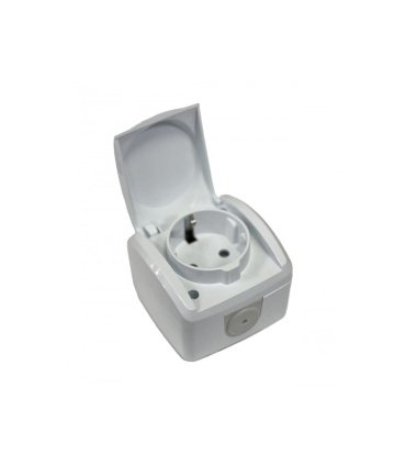 Base Enchufe T.T. Estanca IP44 Blanco