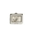 Base Enchufe T.T. Estanca IP55 con Interruptor